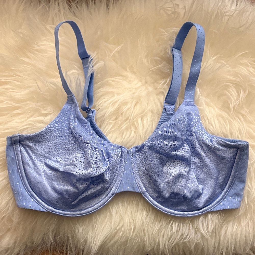 Wacoal back appeal underwire periwinkle Blue Bra